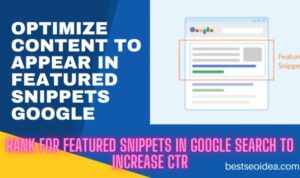 Optimizing Blog Posts for Featured Snippets