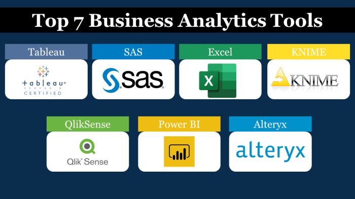 Business analytics tools