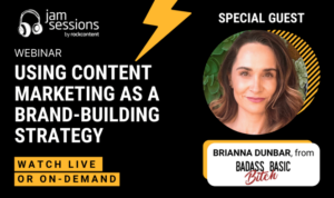 Using Content Marketing for Brand Building